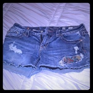 Miss Me signature shorts